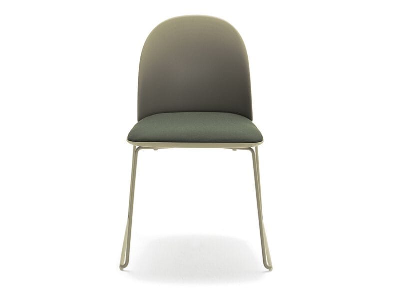 Штабелируемый пластиковый стул с мягким сиденьем ESTEL GROUP профиль ARCH-00033180 - Вид №1