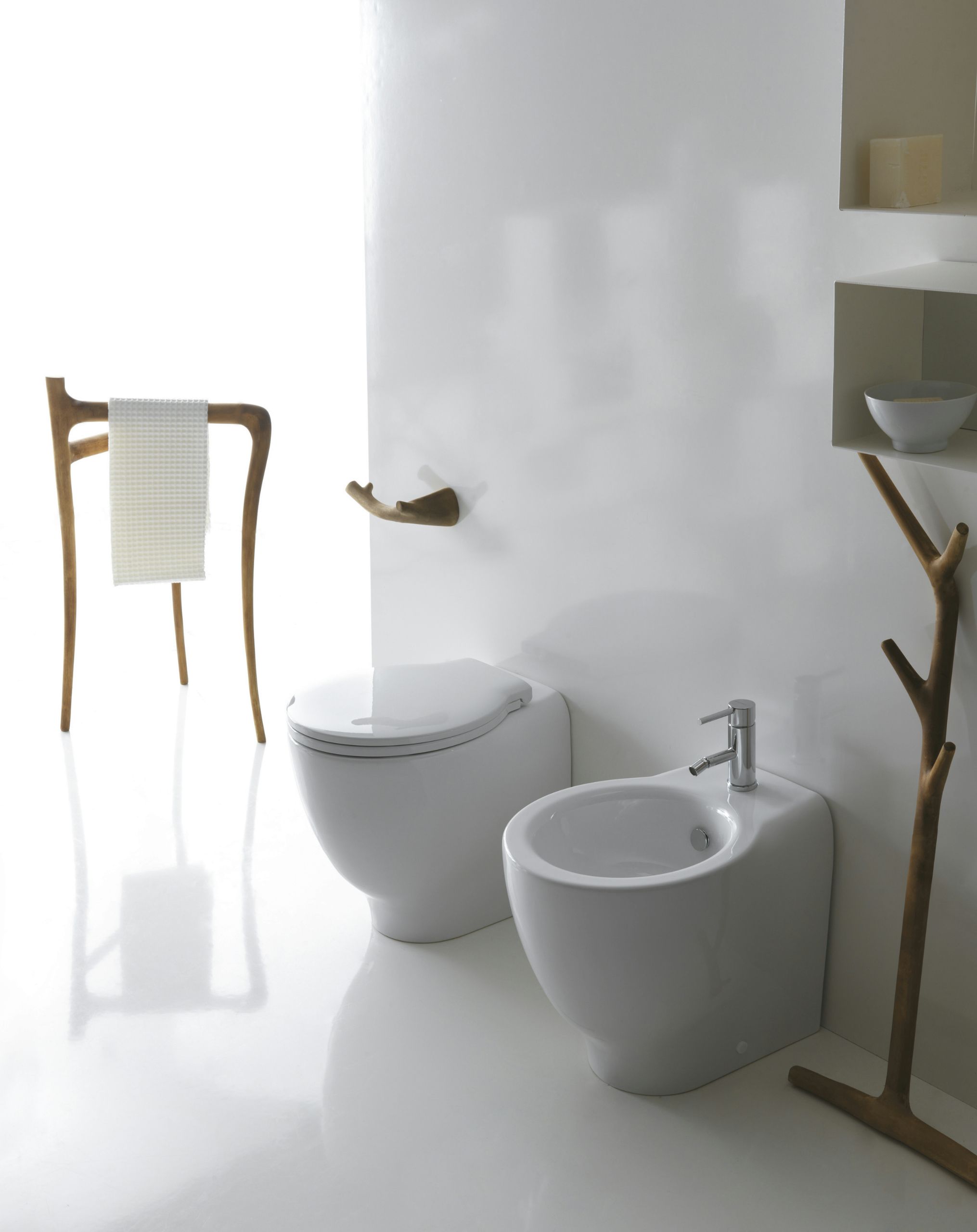 Твердый деревянный напольный держатель для полотенец Galassia ARCH-00121196 - Вид №2