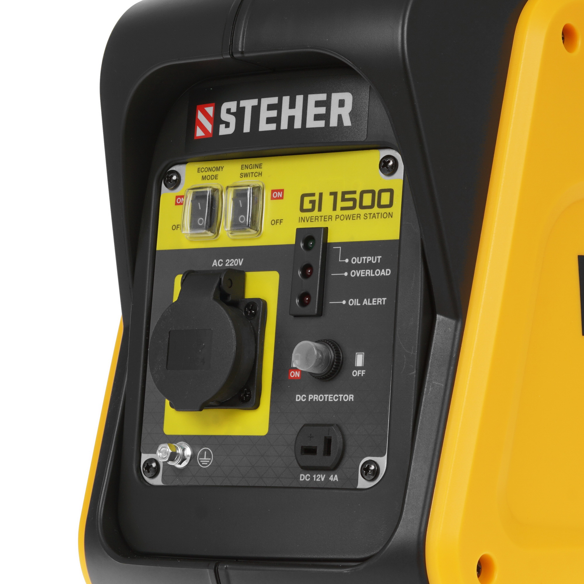 Электрогенератор   бензиновый STEHER GI-1500 5320510 STDN-0111595 - Вид №3