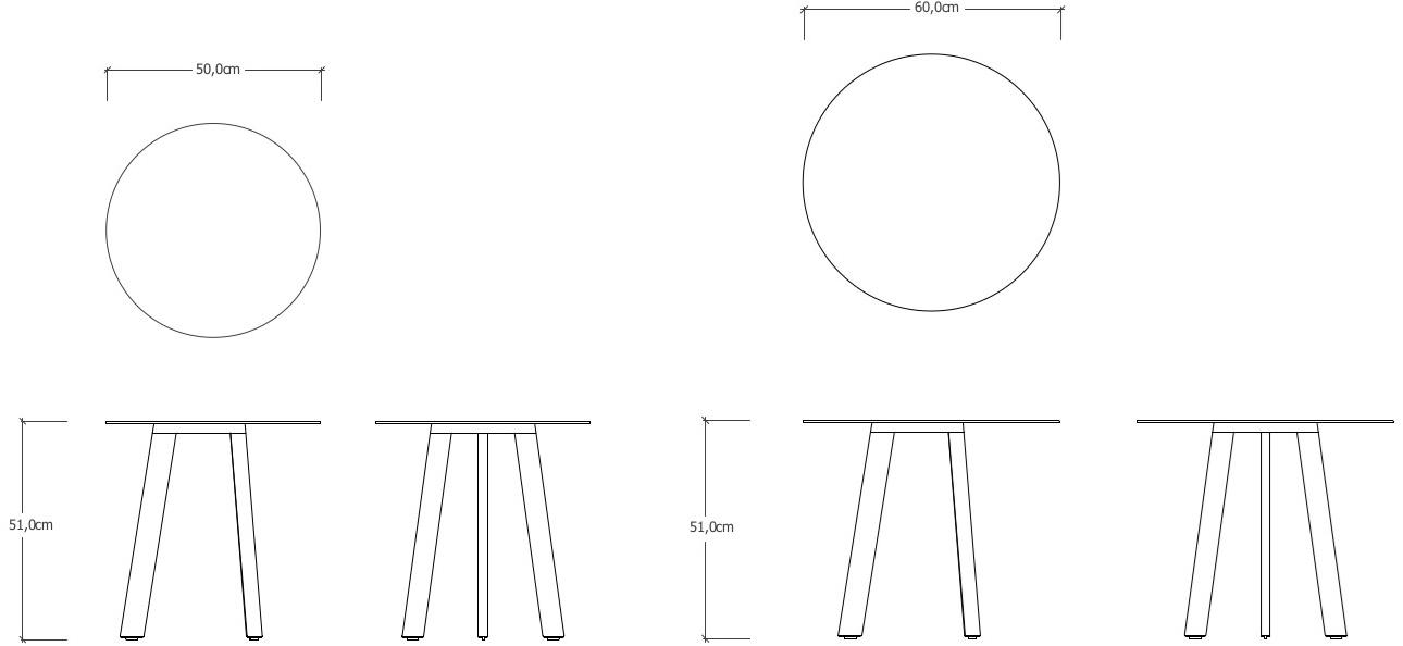 TRIBÙ Круглый садовый столик sun-id-1509842 - Вид №6