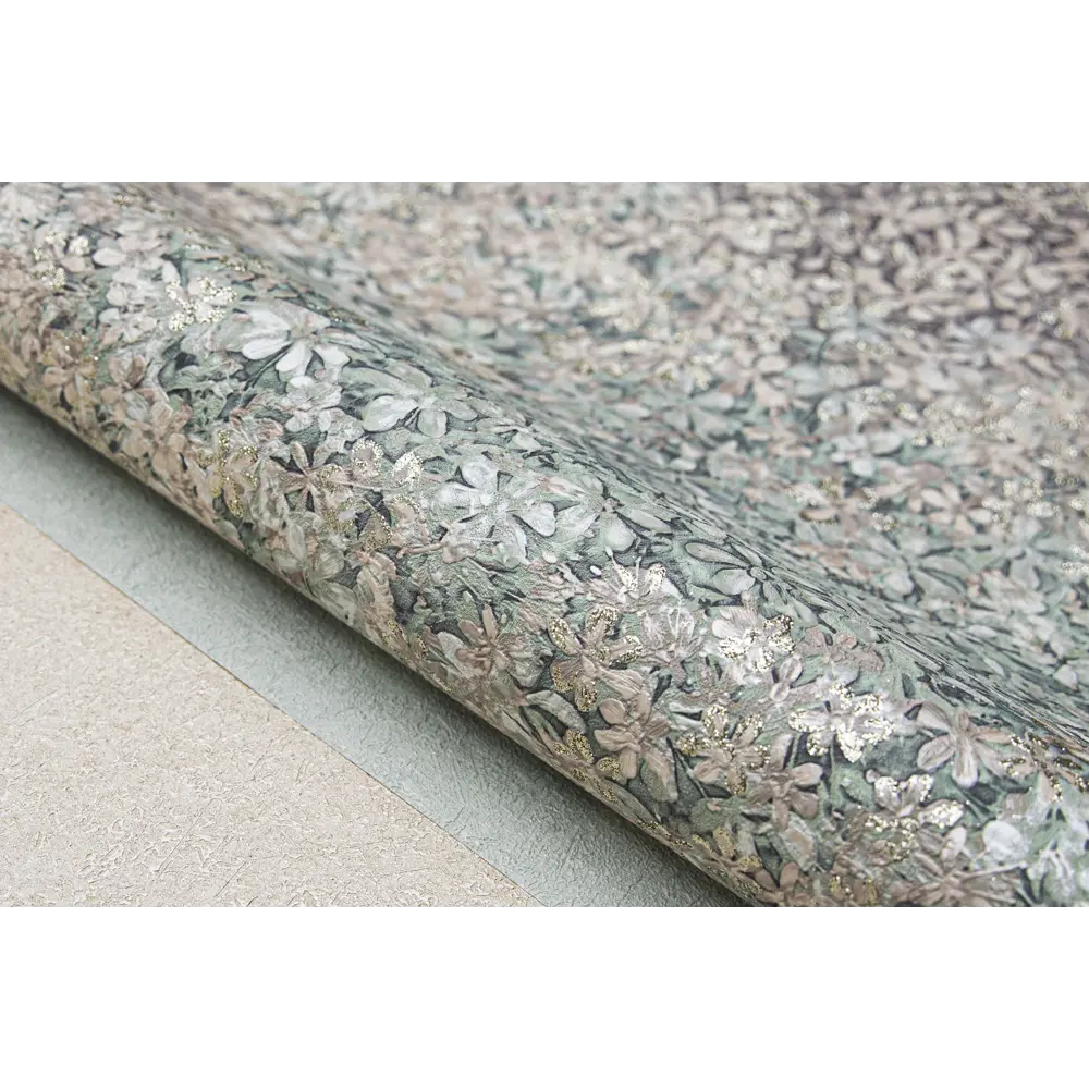 Обои флизелиновые Wallsecret Jardin зеленые 1.06 м 8765-18 STLM-2088245 - Вид №3