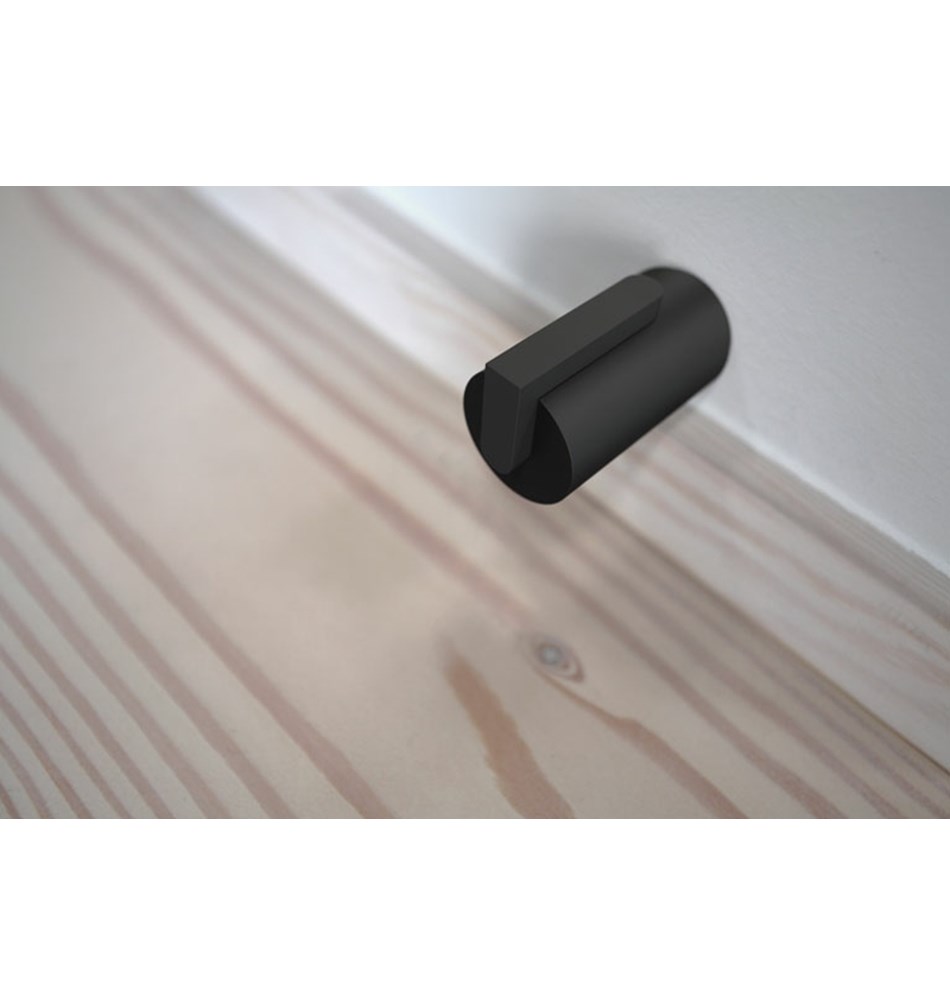 FROST Дверной упор 1, 55мм » черный / черный Нержавеющая сталь Черный N1931-B  - Вид №4