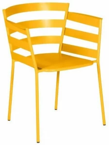 Fermob Садовый стул из стали с подлокотниками Rythmic 4402