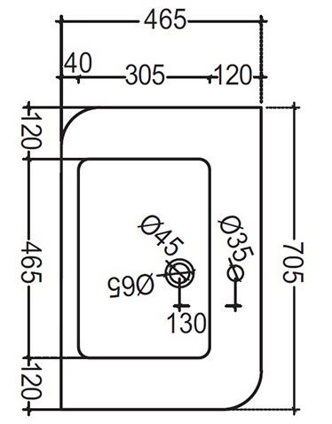 ALI-WHT-85601 Раковина Jaquar Alive Santreyd - Вид №1