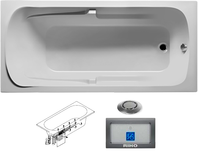 BC3200500000000_top1 Ванна Riho Future Santreyd - Вид №1