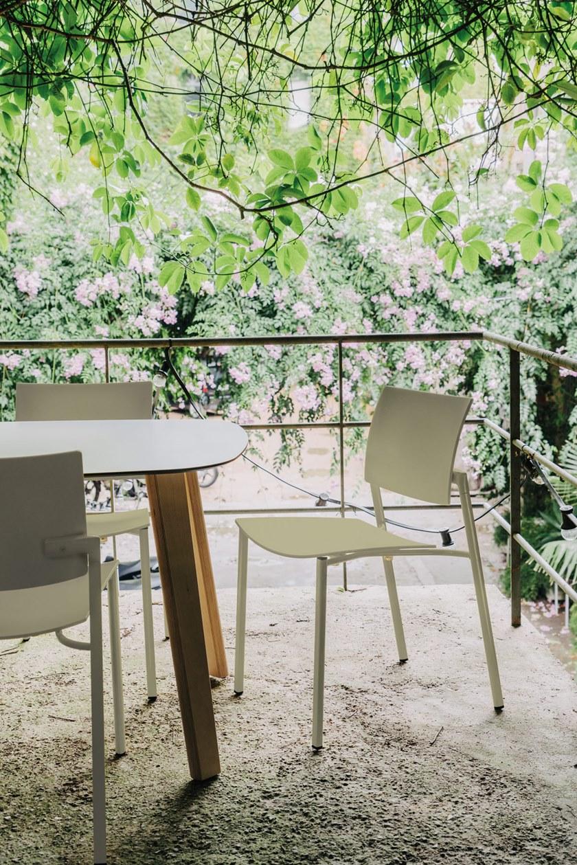 ENEA Штабелируемое кожаное кресло Bio sun-id-1386862 - Вид №3