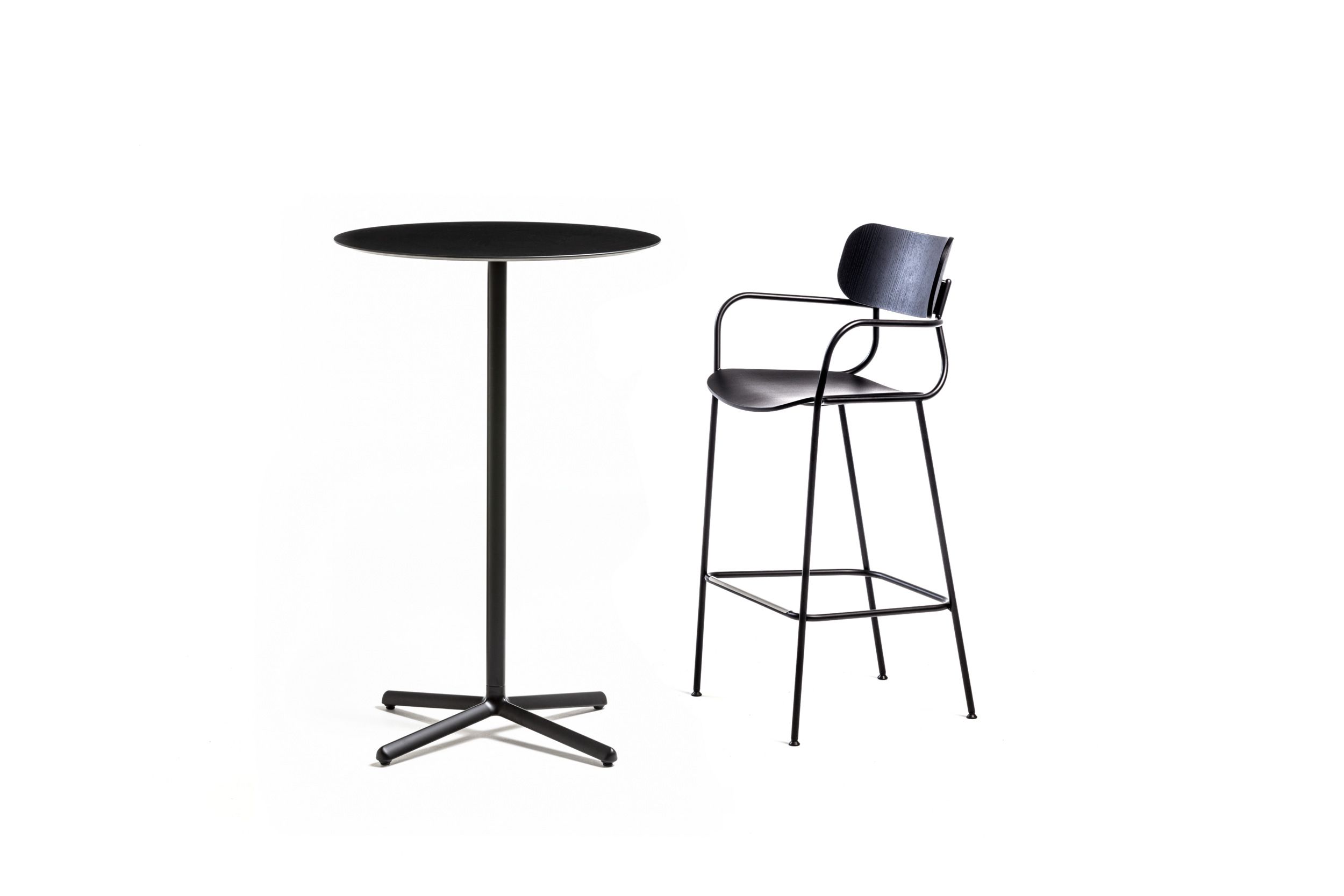 Высокий стол из литого алюминия со спицевым основанием arrmet Clivo ARCH-00103878 - Вид №1