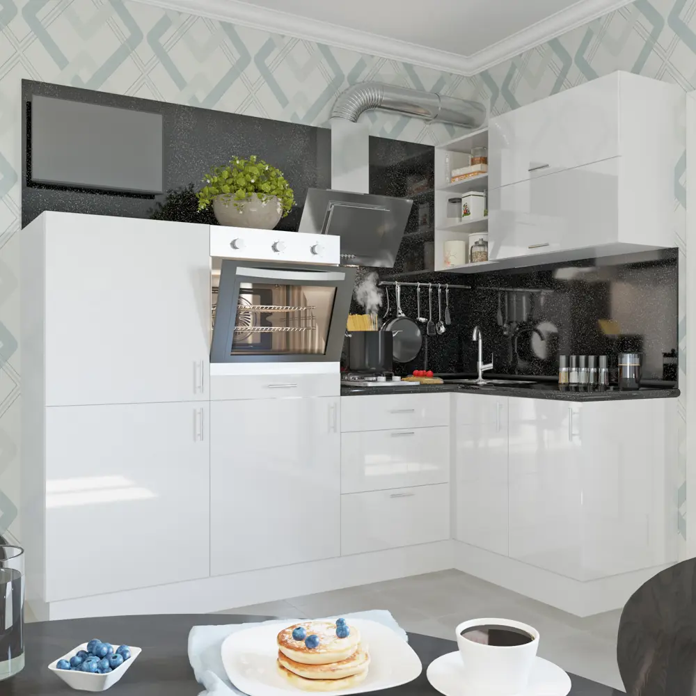 Двери для шкафа Delinia «Айс» 80x15 см, ЛДСП, цвет белый, 3 шт. 18180396 STLM-2040890 - Вид №2