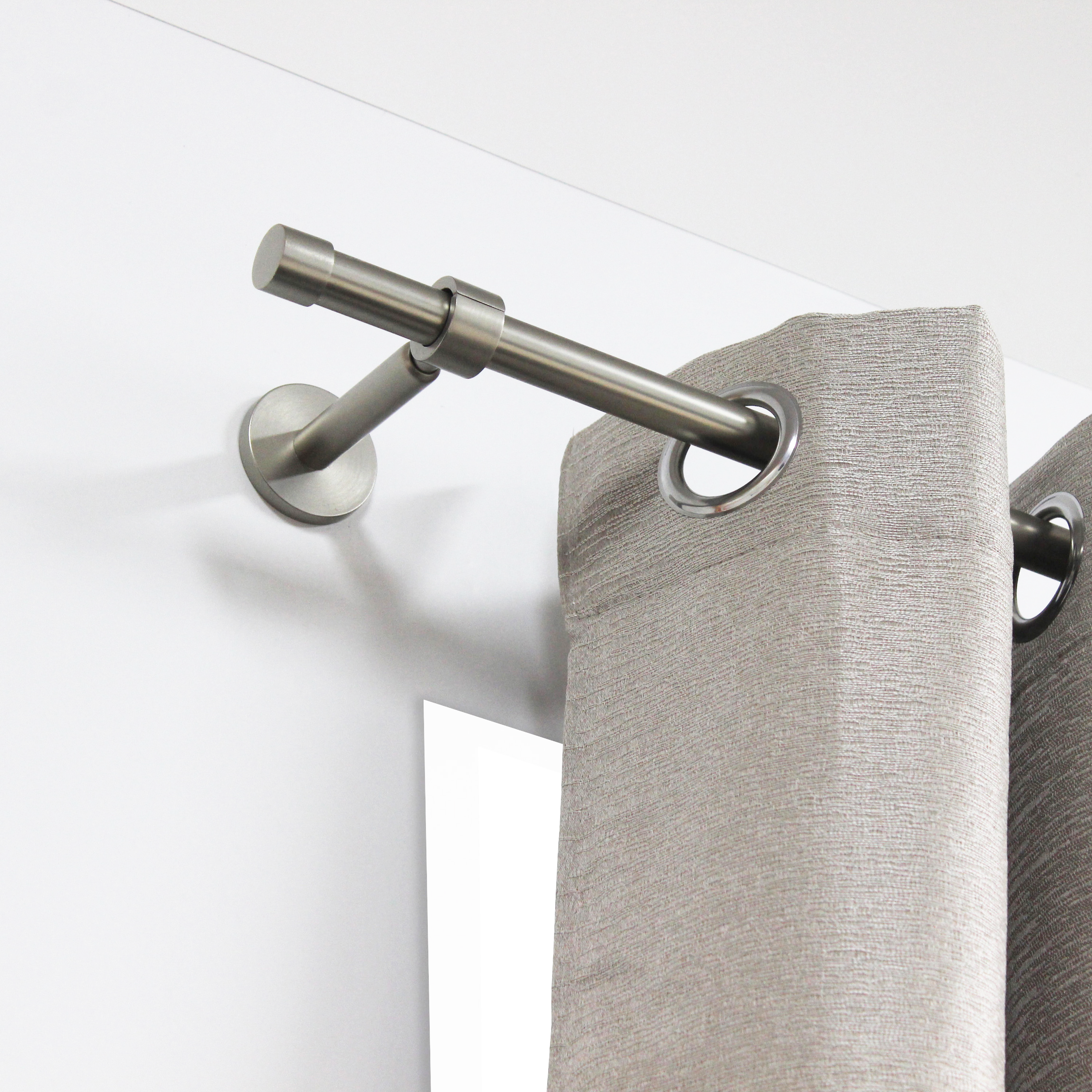 Наконечники-заглушки Inspire для карнизов, металл матовый никель 6 см, 2 шт 82549331 STLM-0029531 - Вид №4