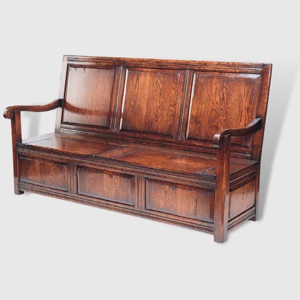 P626 Скамья с тремя панелями ijlbrown  - Вид №1