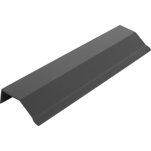 Мебельная ручка-профиль черная 160 мм