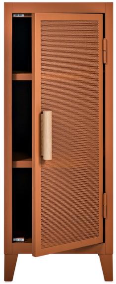 Tolix Стальной буфет с деревянными распашными дверцами Vestiaires perforés sun-id-1472811 - Вид №1