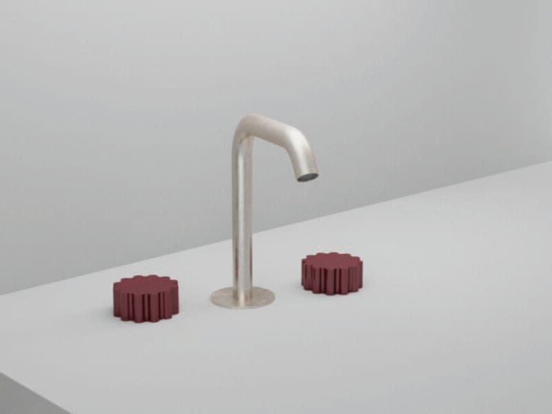 Хромированный латунный смеситель для раковины с 3 отверстиями Bongio Margot ARCH-00056837