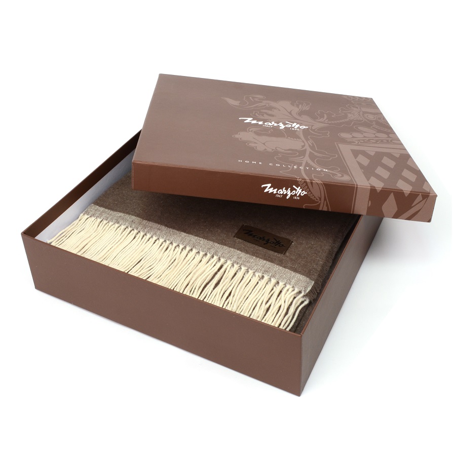 Плед Sara, 130х170 см, коричневый MARZOTTO SARA1000 - Вид №2