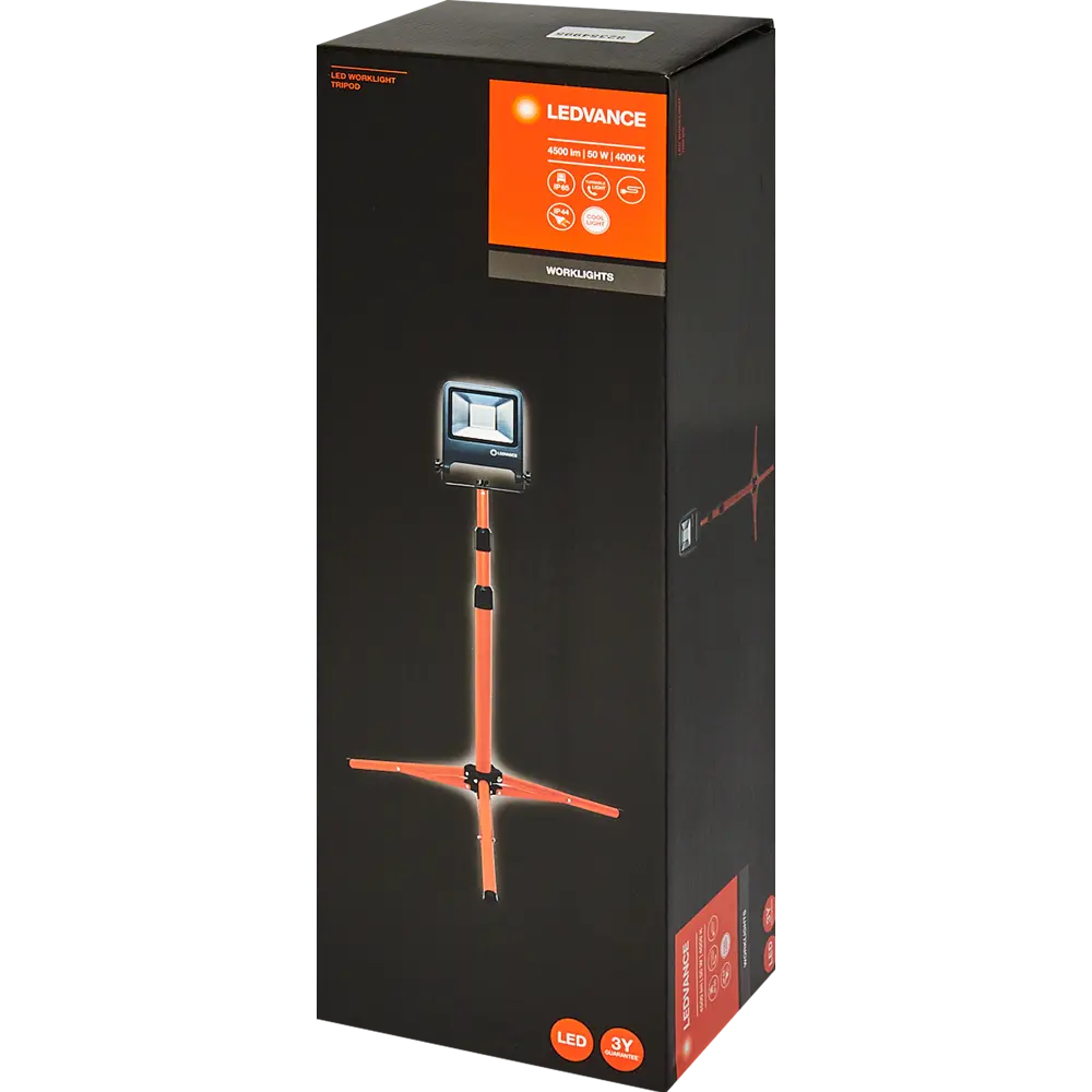 Прожектор светодиодный уличный Ledvance Work Light 50 Вт 4000K IP65 на треноге, нейтральный белый свет 82354995 STLM-2176001  - Вид №4