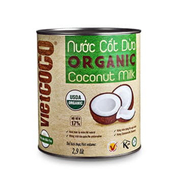 Кокосовое молоко VietCOCO Organic 2,9 л Santreyd 28133 - Вид №1