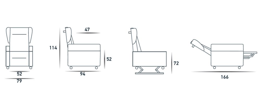 Кресло-Подъемник Lift-Relax 2 Motori  Spaziorelaxitalia  Amalfi Amalfi Lift-Relax 2 Motori  - Вид №4
