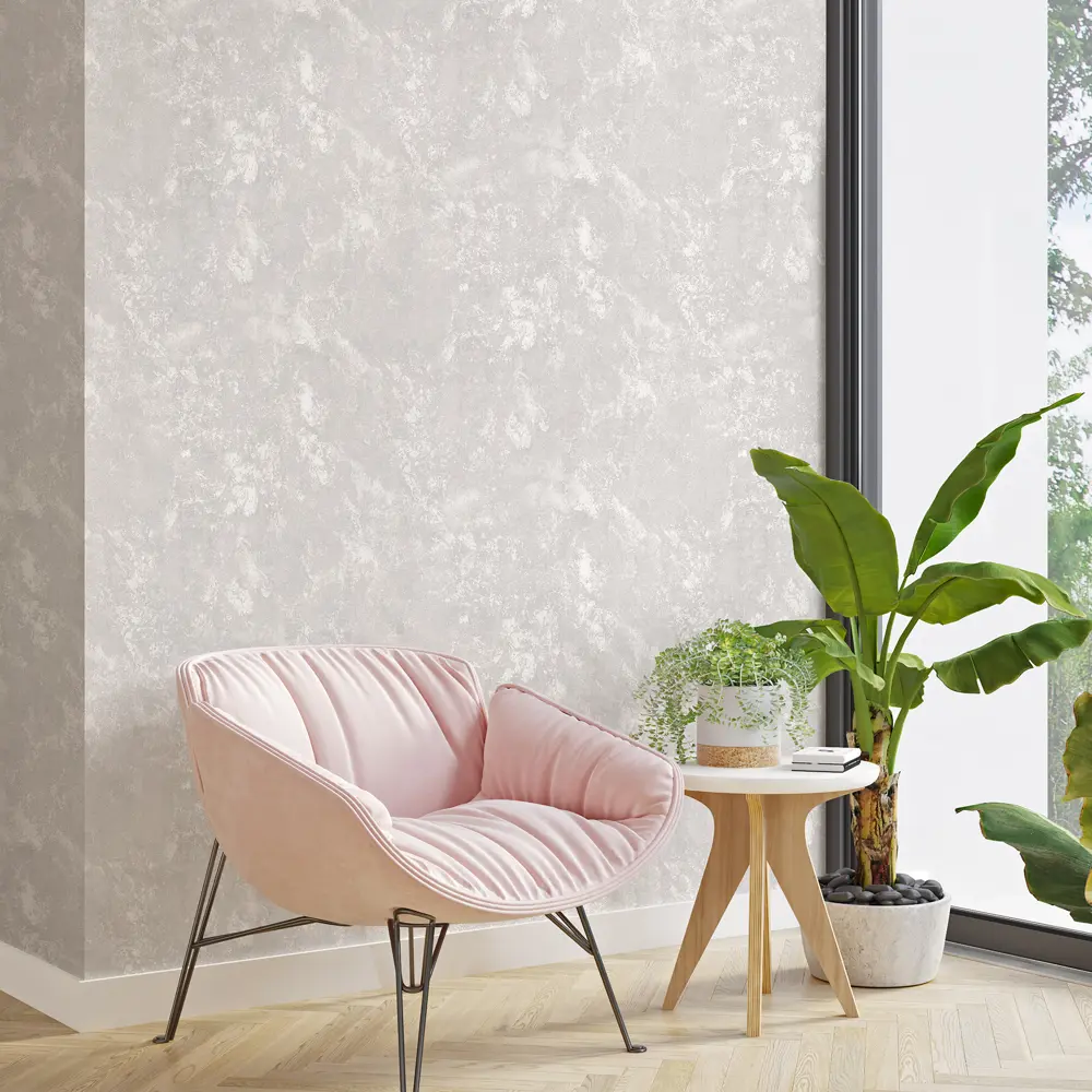 АСПЕКТ РУ Ниагара - серые флизелиновые обои под покраску 87271077 STLM-1352620 - Вид №3