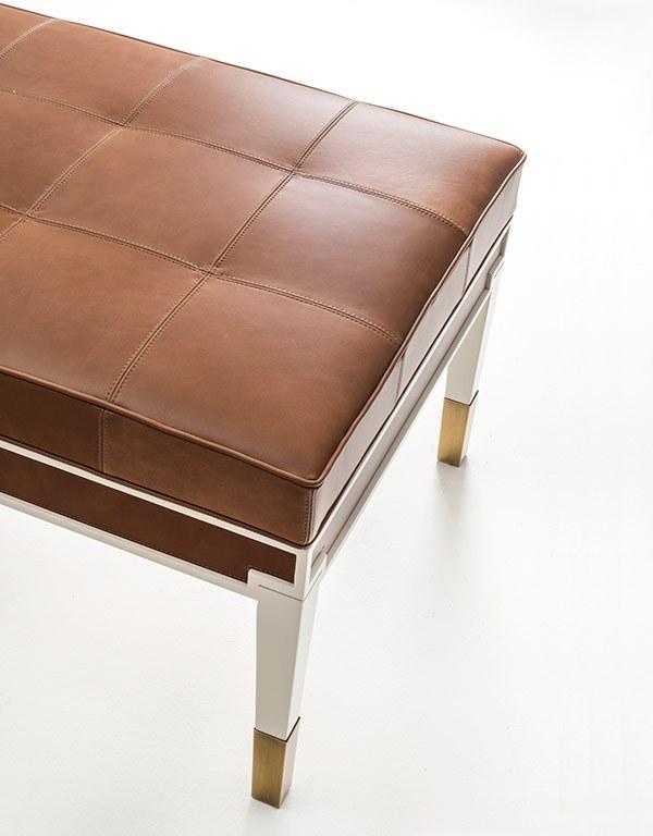 OAK Мягкая кожаная скамейка Milano collection Sc5044 - Вид №2