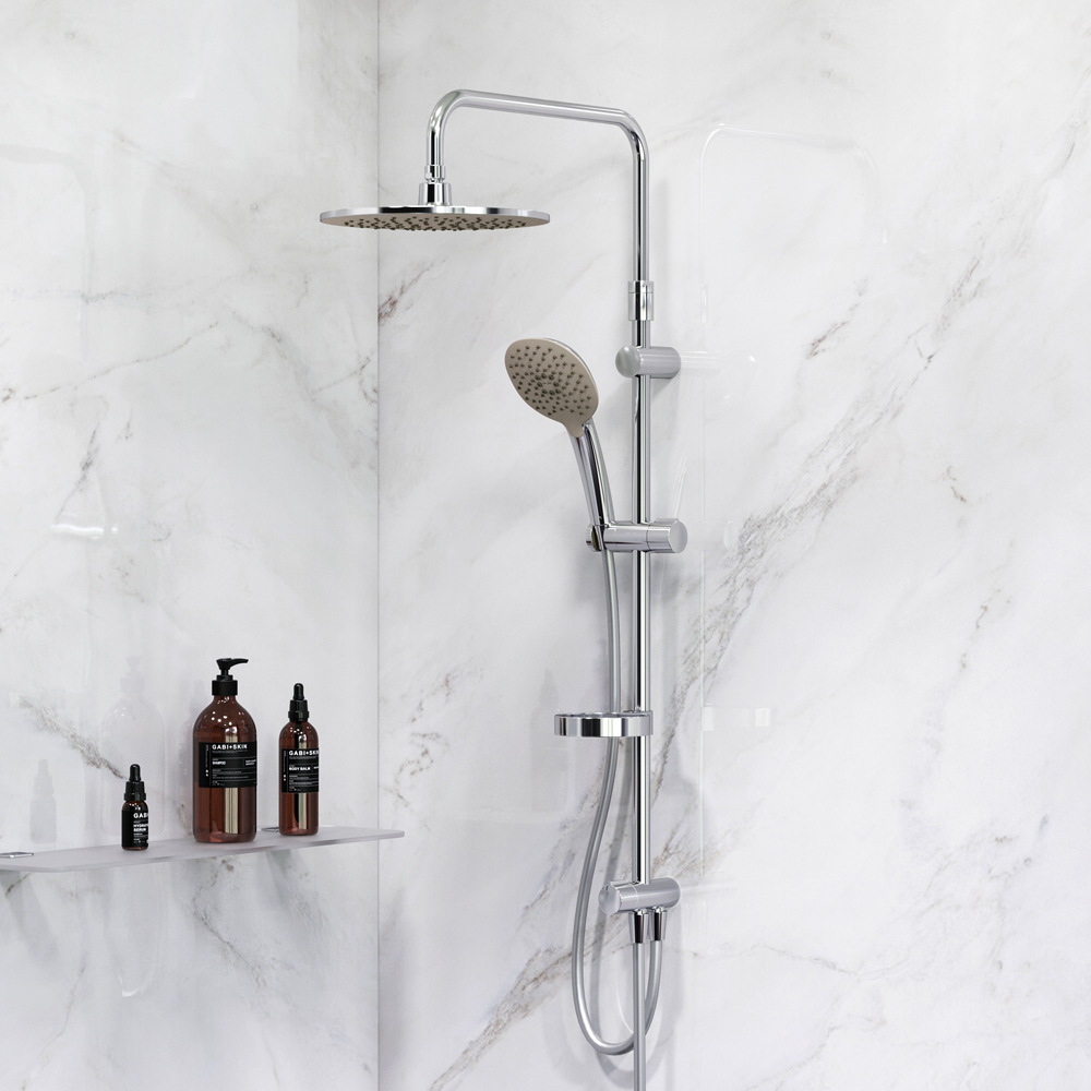 F0770A100 Spirit V2.0 душ.система набор: верхн.душ d 250 мм ручн.душ 3 ф-ции d 120 мм переключате AM.PM Spirit 2.0 