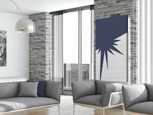 Termo Design Алюминиевый радиатор / декоративный радиатор Doppia piastra - foglia argento Dp 00504