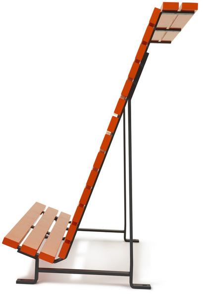 Nola Industrier Садовый стул из стали и дерева Kajen sun-id-1445878 - Вид №3