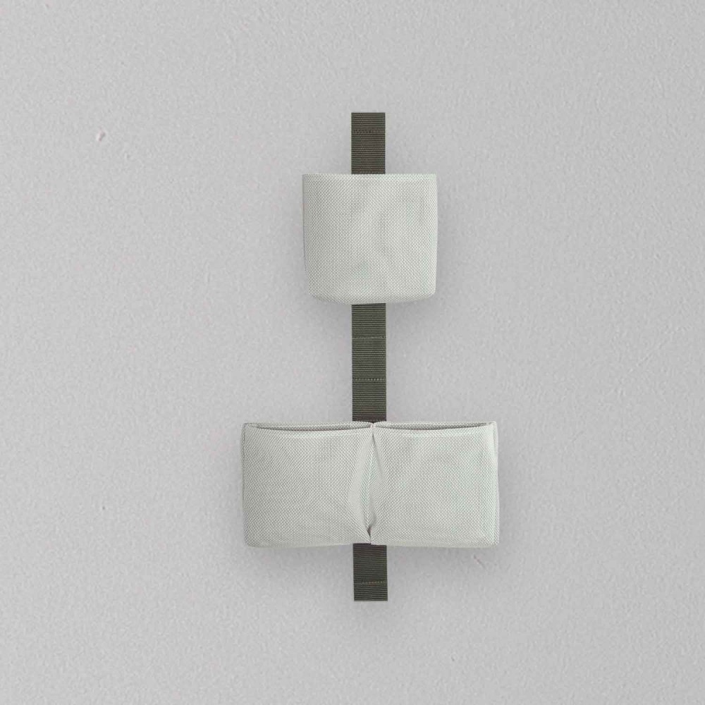 EVTPDCBSGEVER Life Design Дизайнерская душевая корзина с присосками - Ленточный душ  Ледяной серый  - Вид №3