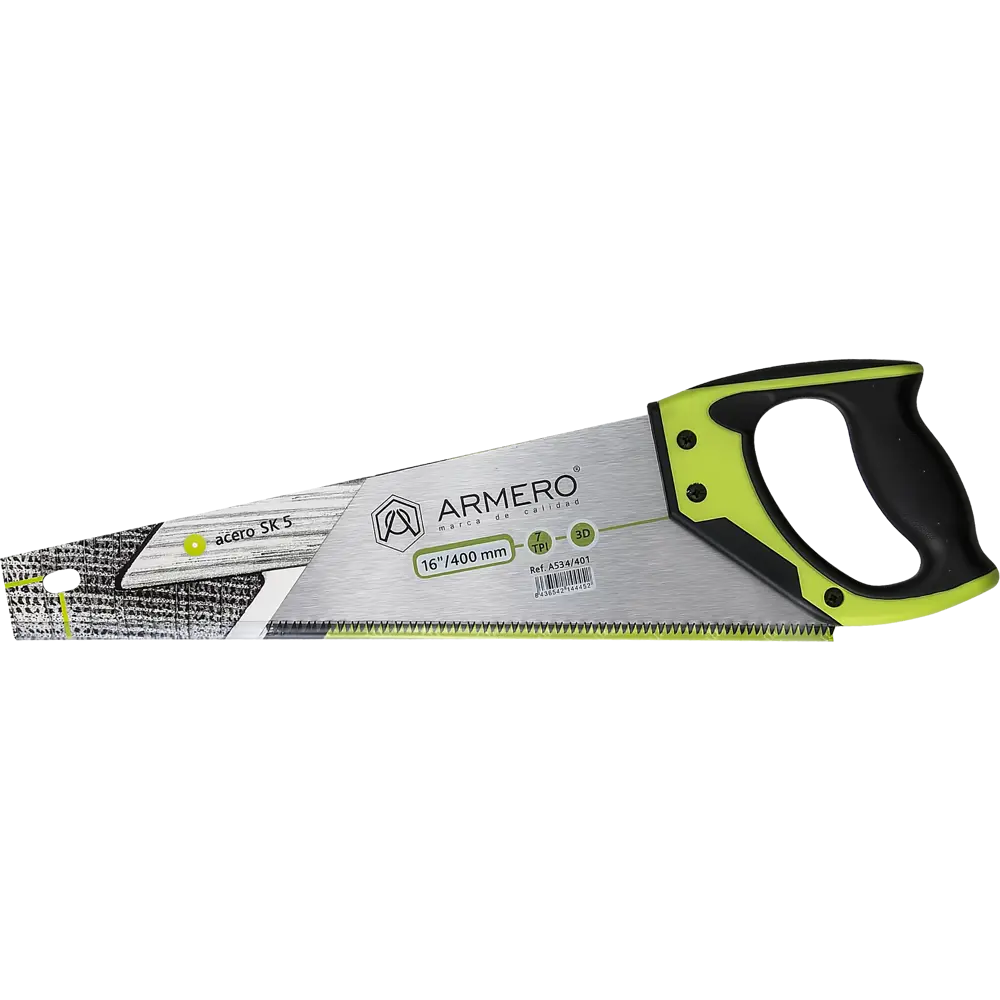 Ножовка по дереву Armero A534/401, крупный зуб, 400 мм STLM-2042475 - Вид №3