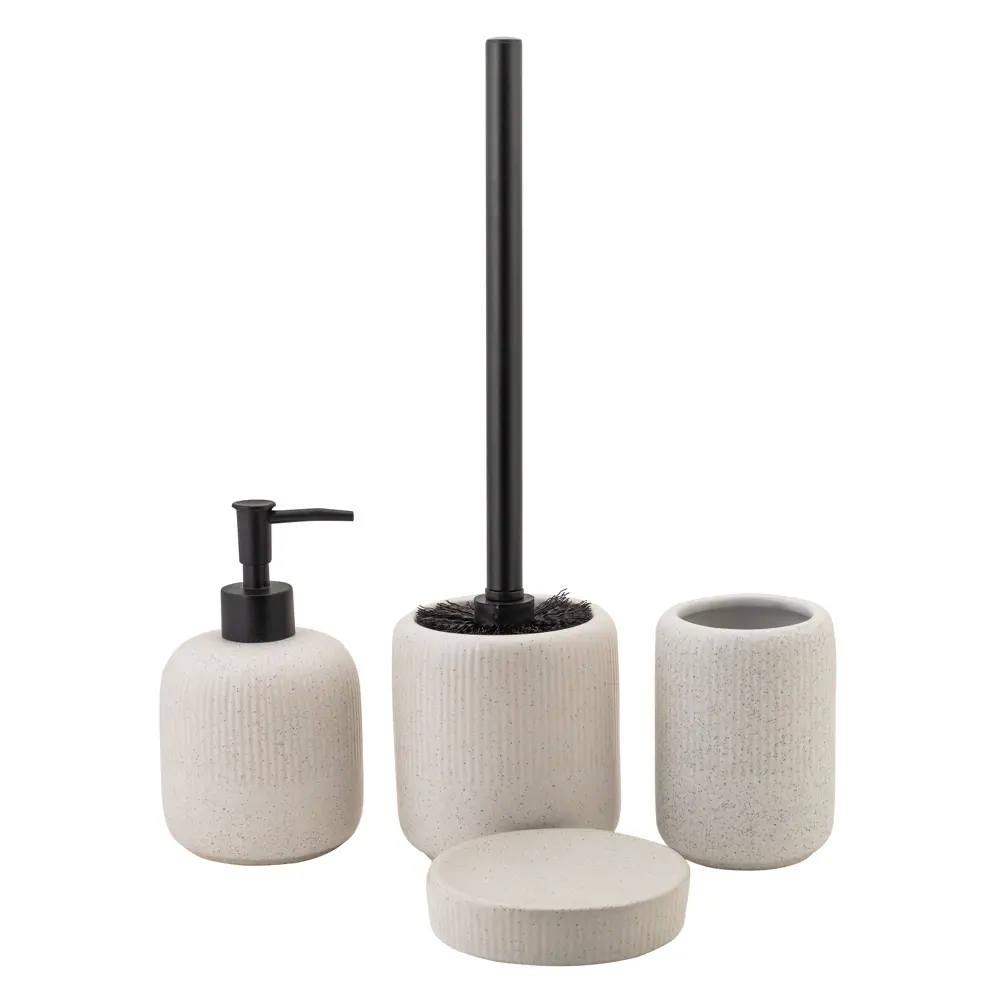 Ершик для унитаза SWENSA Noble с керамической подставкой в бежевом цвете 89380265 STLM-1513821 - Вид №3