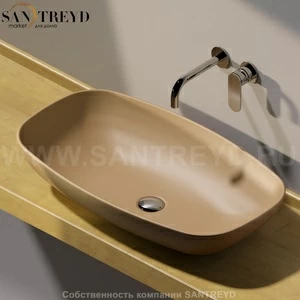 ND75A9004 Накладная раковина на столешницу  прямоугольная Ceramica Flaminia Nuda