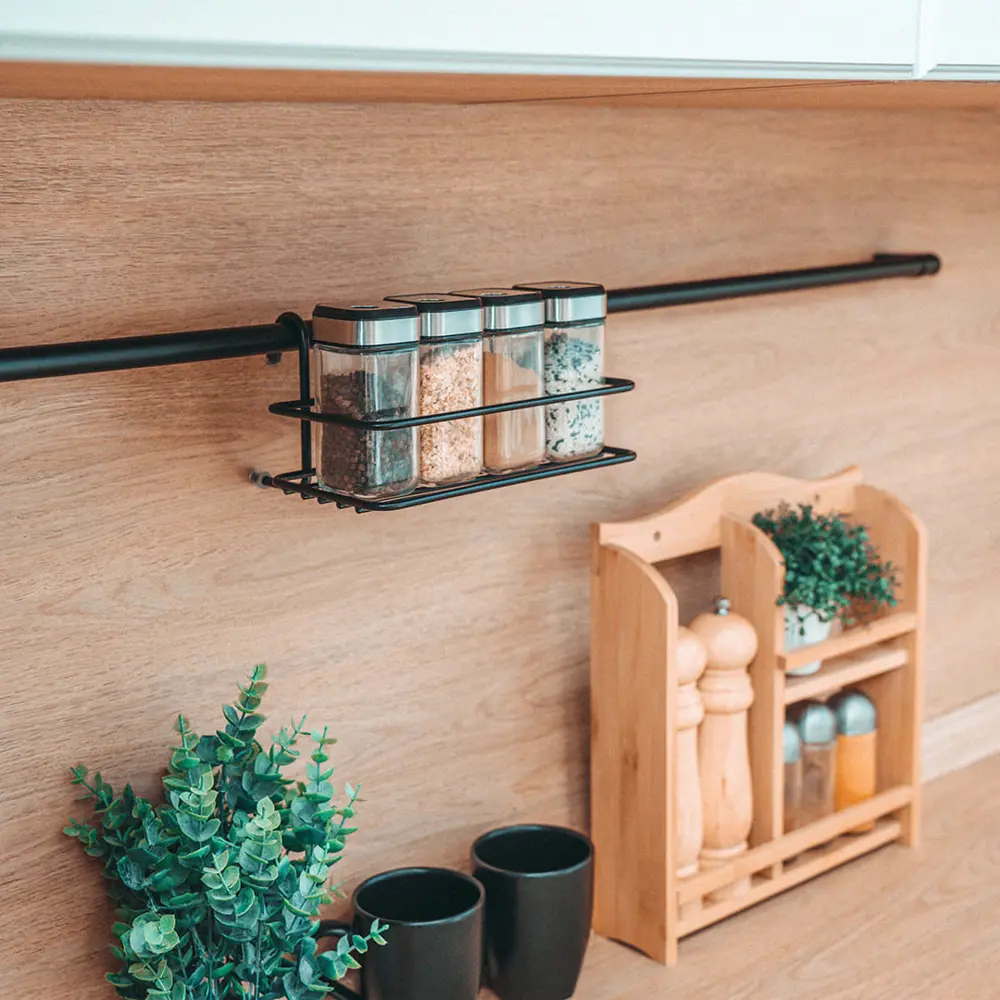 Настенная полка LEMAX для кухонных принадлежностей 87972041 STLM-1339066 - Вид №2