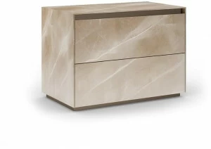 Reflex Прямоугольная тумбочка стеклянная с ящиками Monolite