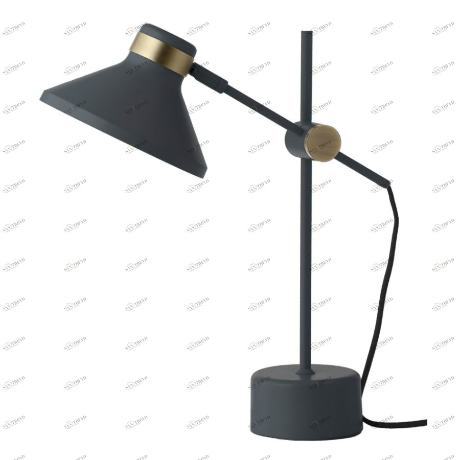 Лампа настольная MR, D19 см, темно-синяя матовая Frandsen 2275304011