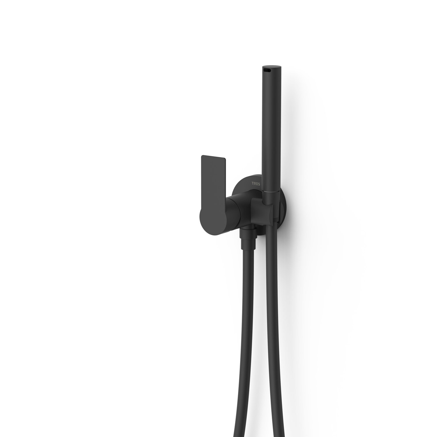 Скрытый однорычажный смеситель для унитаза/ биде на чердаке-20522201NM TRES 