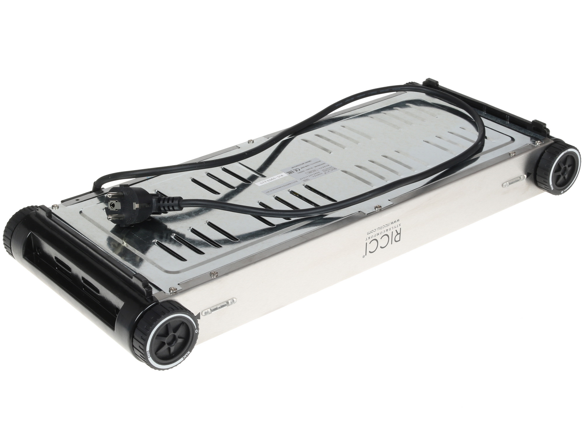 1157332 Плита компактная электрическая Ricci RIС-09C серебристый STDN-0040374 - Вид №5