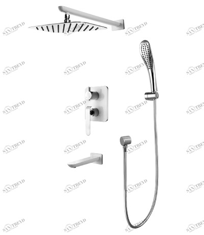 LM4922CW Смеситель Melange для ванны и душа, встраиваемый LEMARK MELANGE