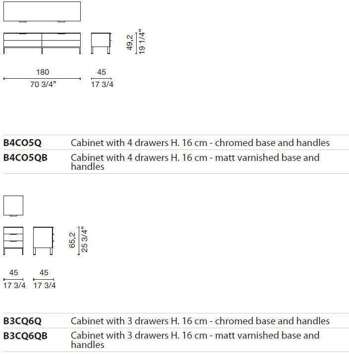 Cappellini Лакированный комод Brest sun-id-1482606 - Вид №4