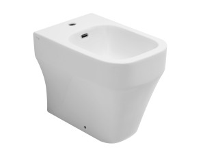 Биде из стекла с переливом на полу