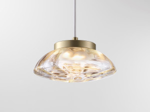 Стеклянный светодиодный подвесной светильник