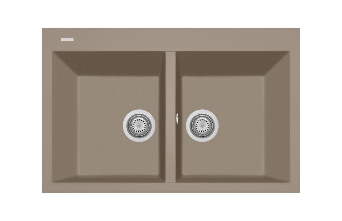 Раковина с 2 резервуарами из композитного материала TASCA композитные раковины ARCH-00083727 - Вид №1