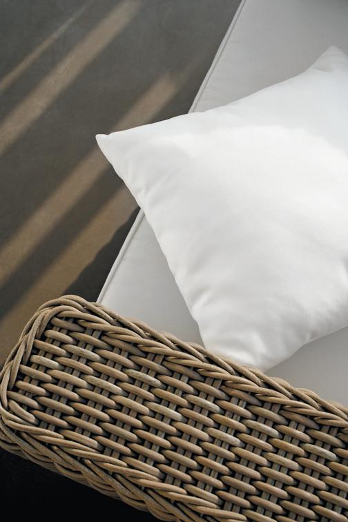 MNST664 1 мест. кресло шнур 8мм старый серый Manutti San Diego - Вид №2