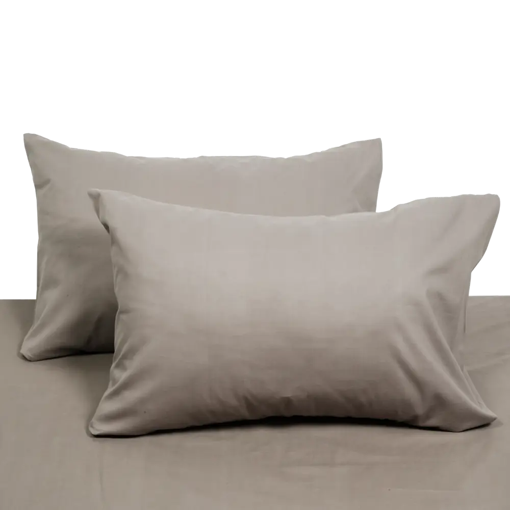 Комплект постельного белья Tex Republic 28525 двуспальный сатин серо-бежевый STLM-2055474 - Вид №1