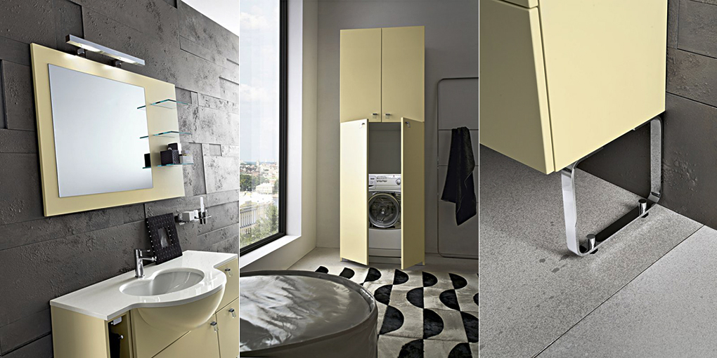 Комплект мебели для ванной комнаты Play 2012 164-165 Cerasa Play PLAY2012164165 - Вид №1