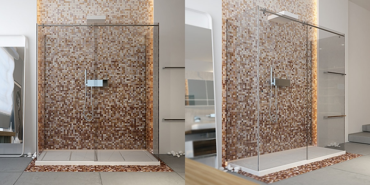 Moma Design Душевое ограждение 800х1800 BX.201 Lite стекло прозрачное Box Doccia BX201LITE8001800 - Вид №2