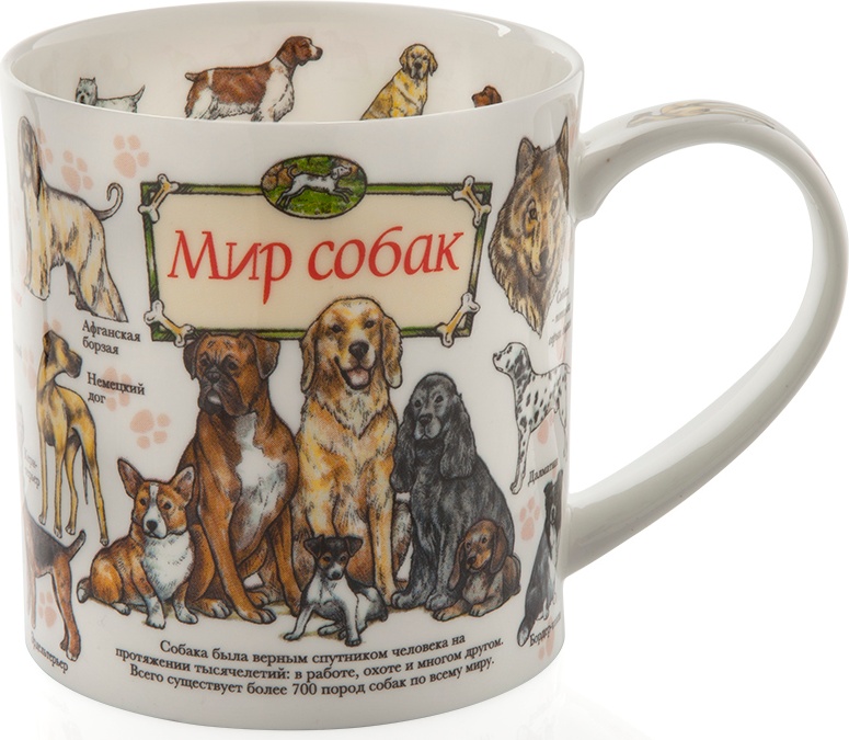 10618180 Dunoon Кружка Dunoon "Мир собак.Оркни" 350мл Фарфор костяной 