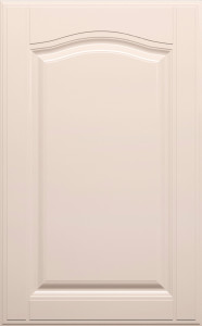 Фасады для кухни Кантри Фрезеровка «Оксфорд» Бежевый глянец №384