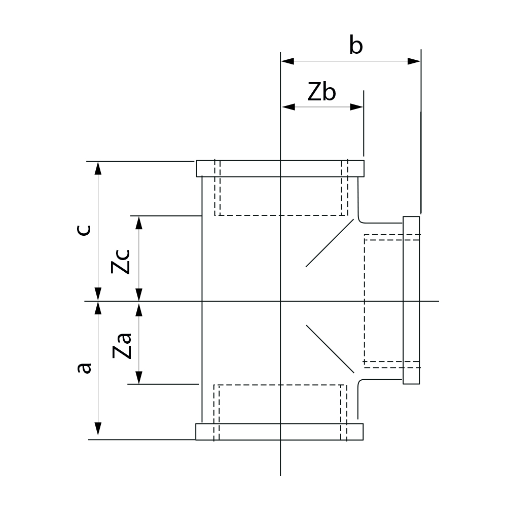 3130003003003 Тройники Tece  - Вид №1