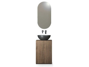 Деревянный напольный умывальник