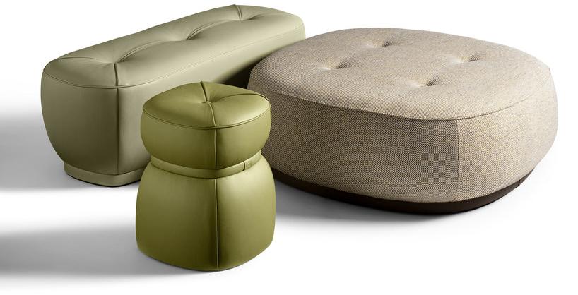 Poltrona Frau Пуф из мягкой кожи La collezione - divani e poltrone sun-id-1383577 - Вид №2