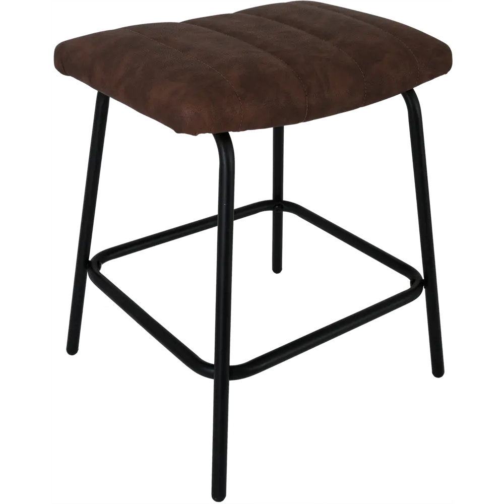 Табурет мягкий Atmosphera 166597A 49x46x35 см цвет коричневый 88328241 STLM-2028545 